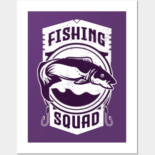 fishing squad Posters and Art